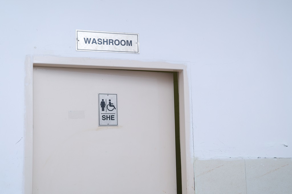 Separate washroom facilities